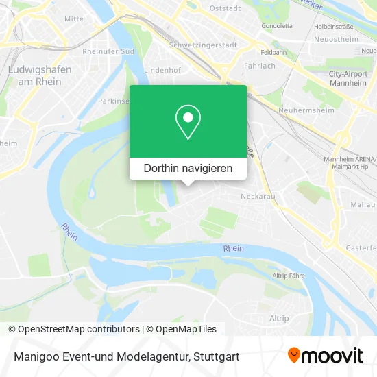 Manigoo Event-und Modelagentur Karte