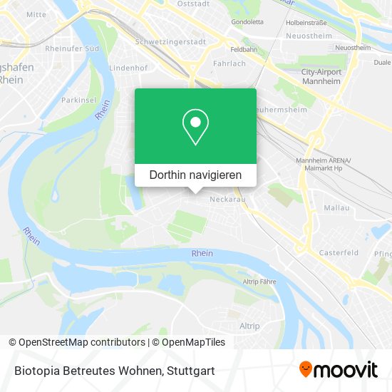 Biotopia Betreutes Wohnen Karte