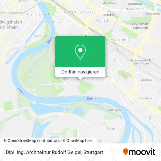 Dipl. Ing. Architektur Rudolf Geipel Karte