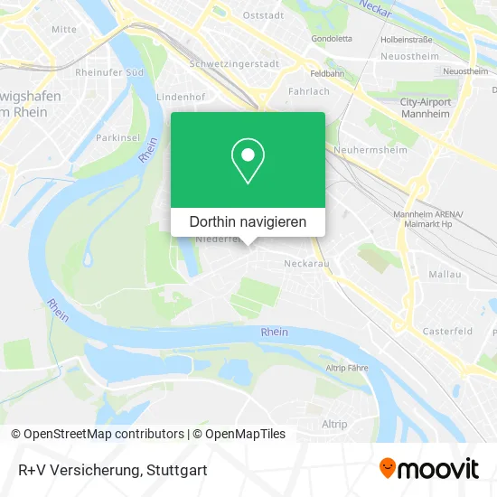 R+V Versicherung Karte