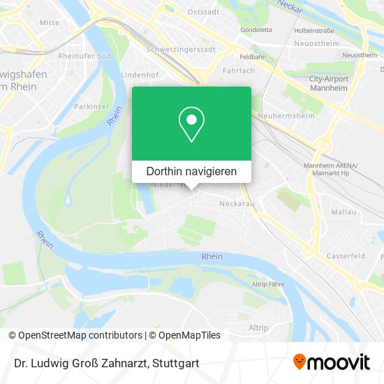 Dr. Ludwig Groß Zahnarzt Karte