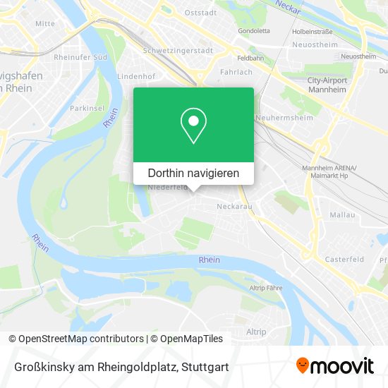 Großkinsky am Rheingoldplatz Karte
