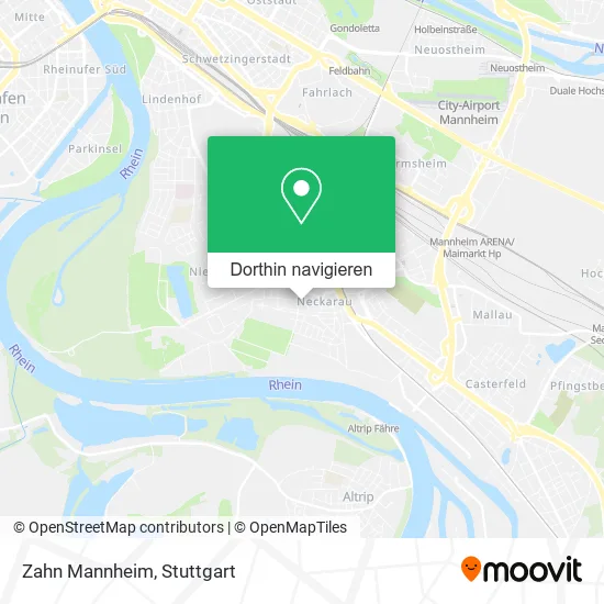 Zahn Mannheim Karte