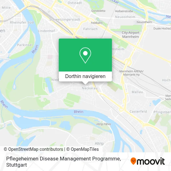 Pflegeheimen Disease Management Programme Karte