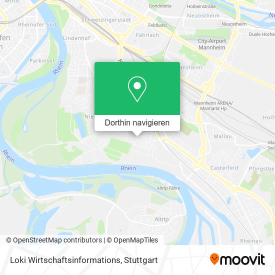 Loki Wirtschaftsinformations Karte