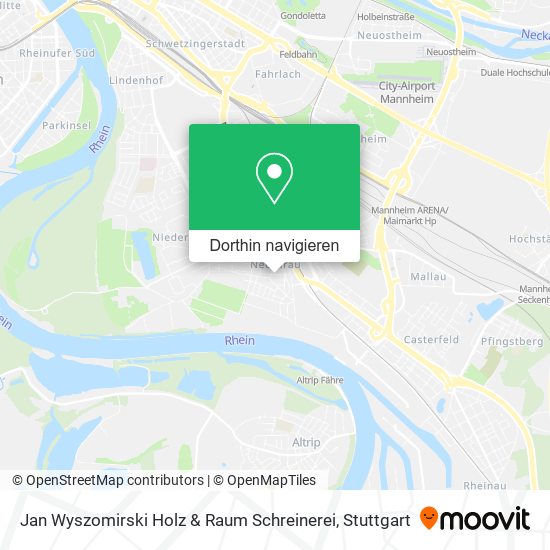Jan Wyszomirski Holz & Raum Schreinerei Karte