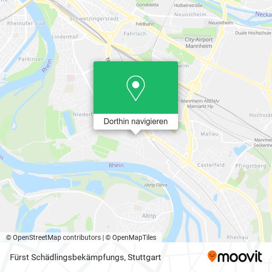 Fürst Schädlingsbekämpfungs Karte
