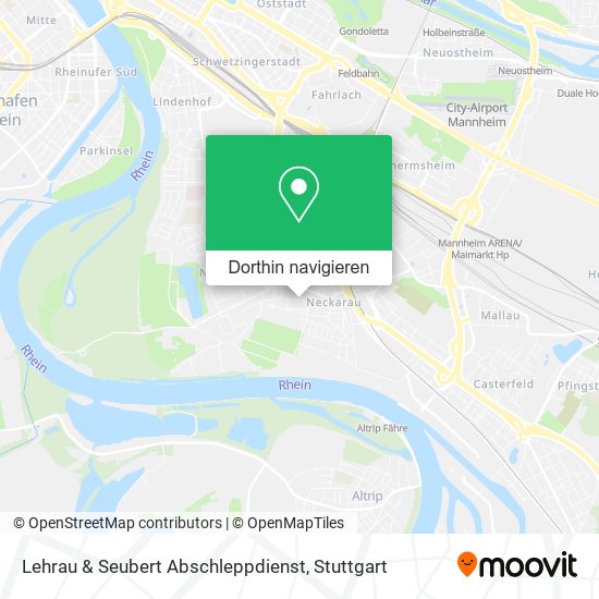 Lehrau & Seubert Abschleppdienst Karte