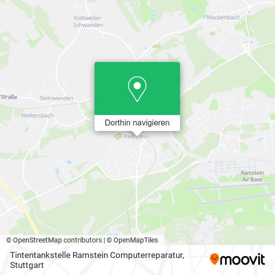Tintentankstelle Ramstein Computerreparatur Karte