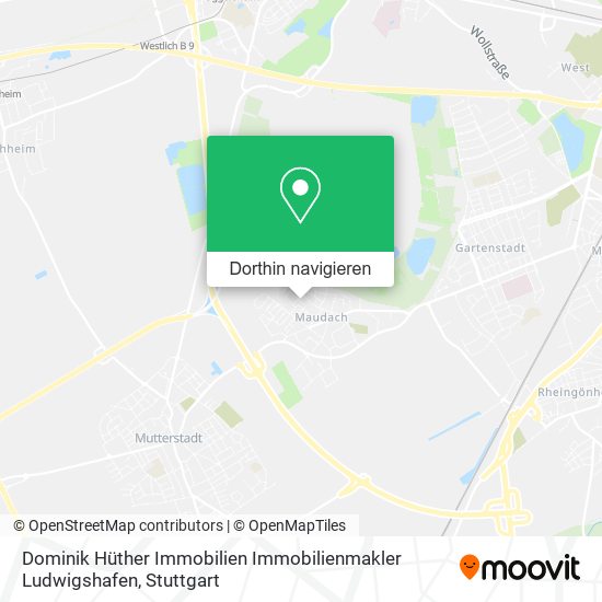 Dominik Hüther Immobilien Immobilienmakler Ludwigshafen Karte