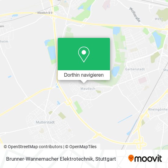 Brunner-Wannemacher Elektrotechnik Karte