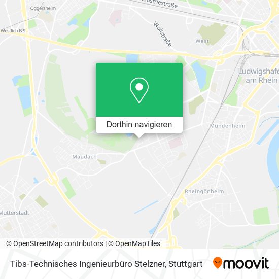 Tibs-Technisches Ingenieurbüro Stelzner Karte