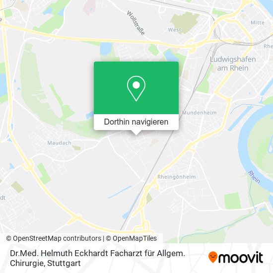 Dr.Med. Helmuth Eckhardt Facharzt für Allgem. Chirurgie Karte