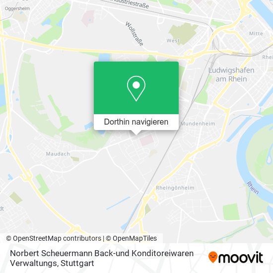 Norbert Scheuermann Back-und Konditoreiwaren Verwaltungs Karte