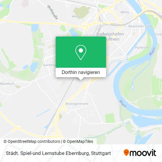 Städt. Spiel-und Lernstube Ebernburg Karte