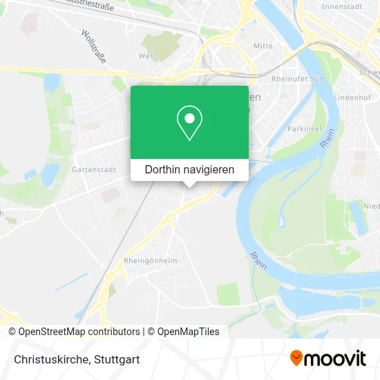 Christuskirche Karte