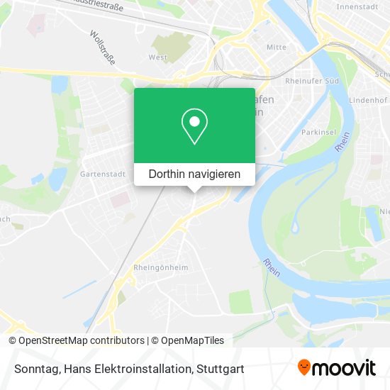 Sonntag, Hans Elektroinstallation Karte