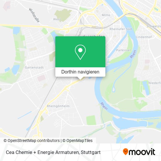 Cea Chemie + Energie Armaturen Karte