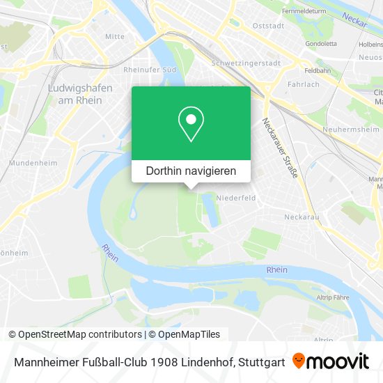 Mannheimer Fußball-Club 1908 Lindenhof Karte
