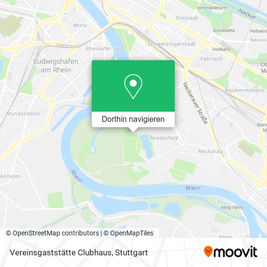 Vereinsgaststätte Clubhaus Karte