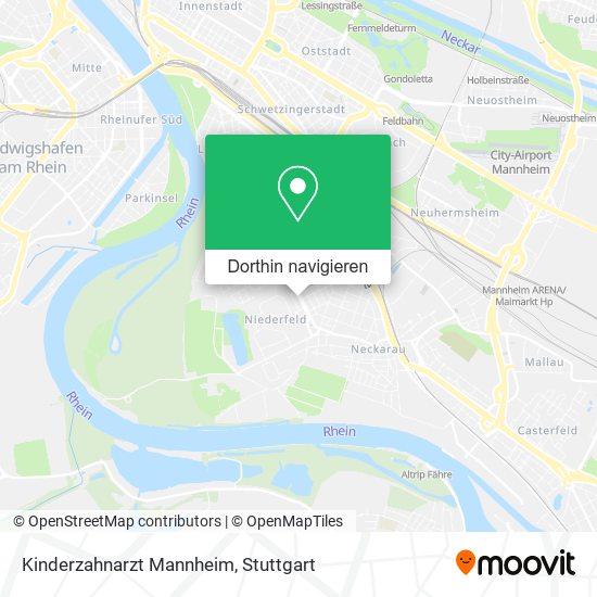 Kinderzahnarzt Mannheim Karte