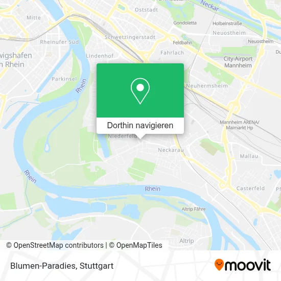 Blumen-Paradies Karte