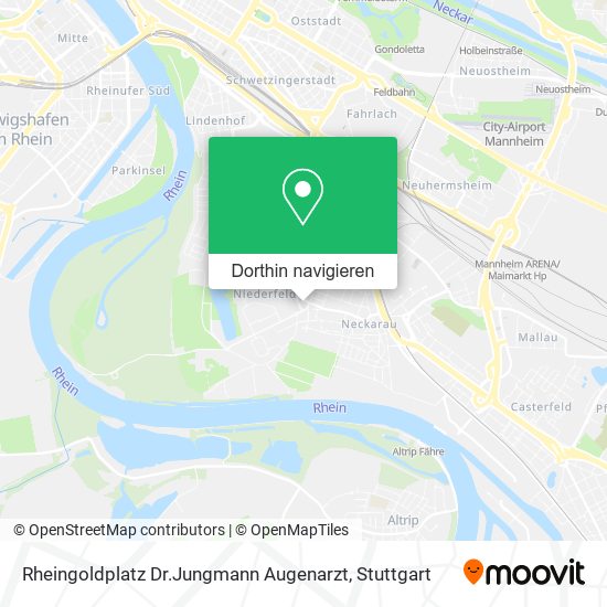Rheingoldplatz Dr.Jungmann Augenarzt Karte