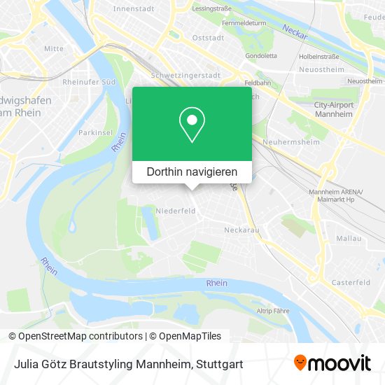 Julia Götz Brautstyling Mannheim Karte
