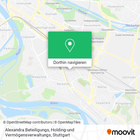 Alexandra Beteiligungs, Holding-und Vermögensverwaltungs Karte
