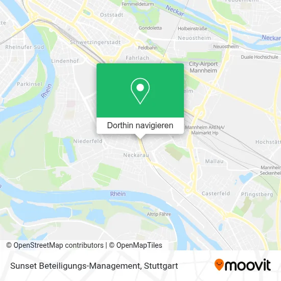 Sunset Beteiligungs-Management Karte