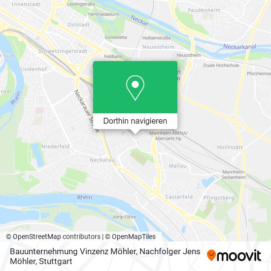 Bauunternehmung Vinzenz Möhler, Nachfolger Jens Möhler Karte