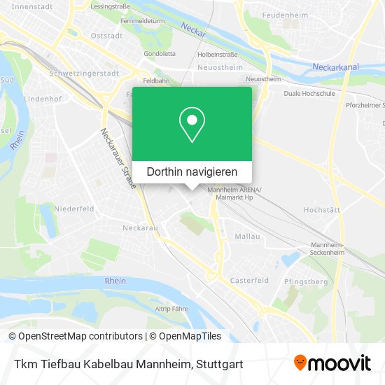 Tkm Tiefbau Kabelbau Mannheim Karte