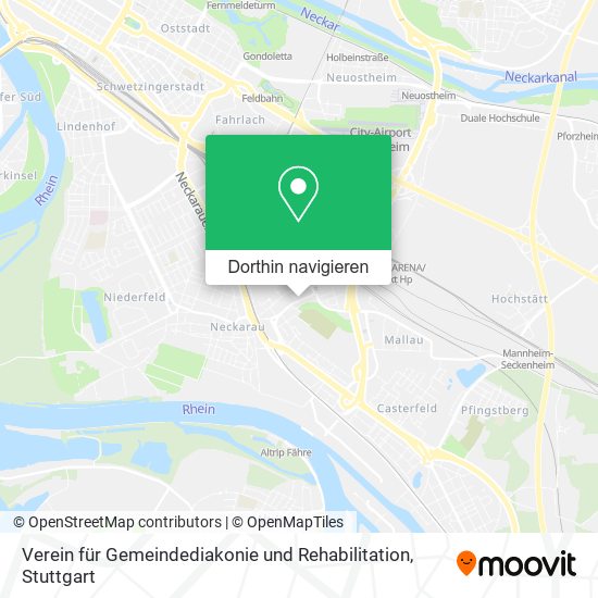 Verein für Gemeindediakonie und Rehabilitation Karte