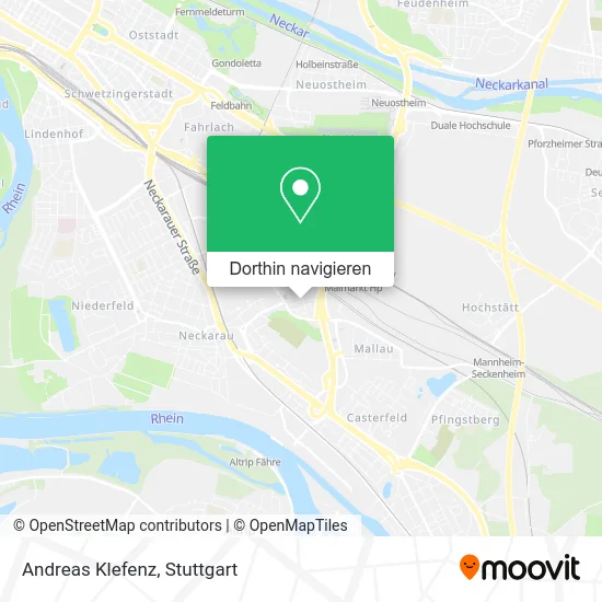 Andreas Klefenz Karte