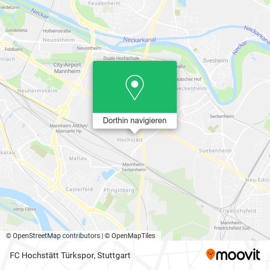 FC Hochstätt Türkspor Karte