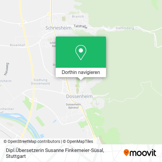 Dipl.Übersetzerin Susanne Finkemeier-Süsal Karte