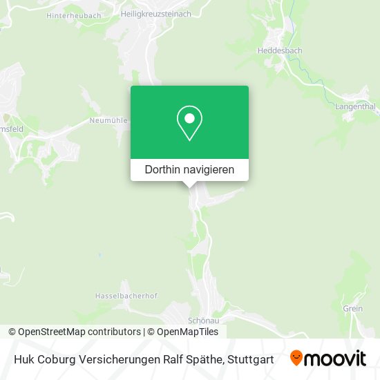 Huk Coburg Versicherungen Ralf Späthe Karte