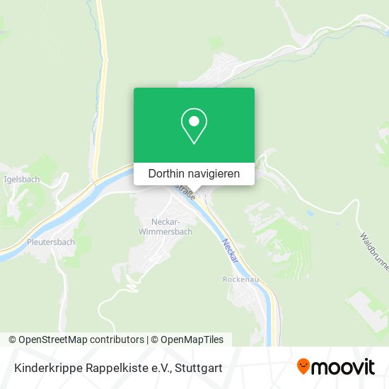 Kinderkrippe Rappelkiste e.V. Karte