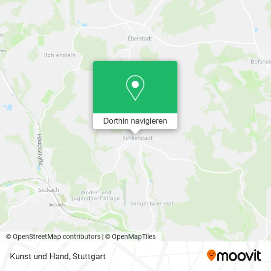 Kunst und Hand Karte