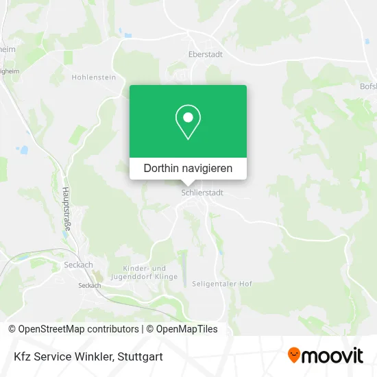 Kfz Service Winkler Karte