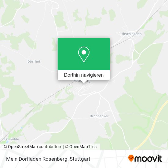 Mein Dorfladen Rosenberg Karte