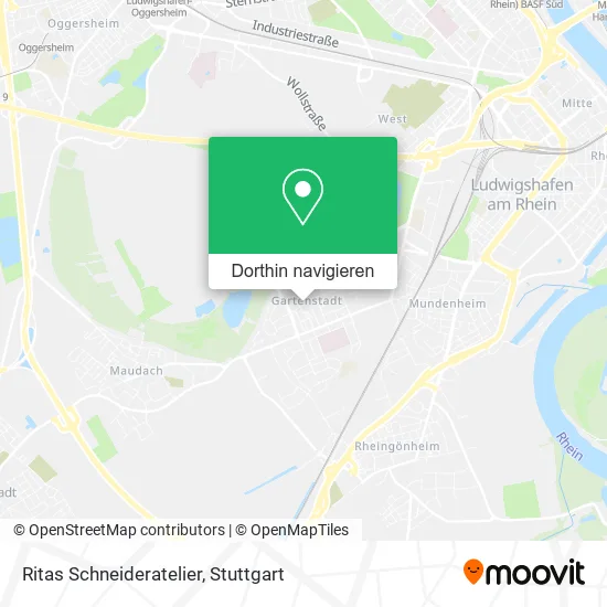 Ritas Schneideratelier Karte