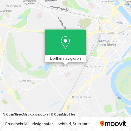 Grundschule Ludwigshafen Hochfeld Karte