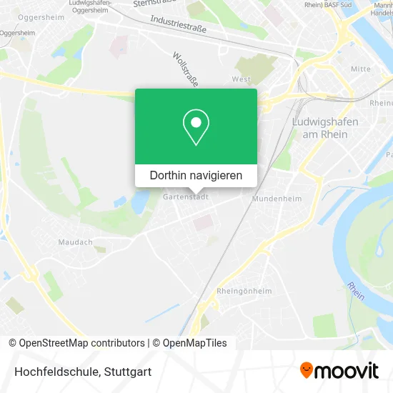 Hochfeldschule Karte