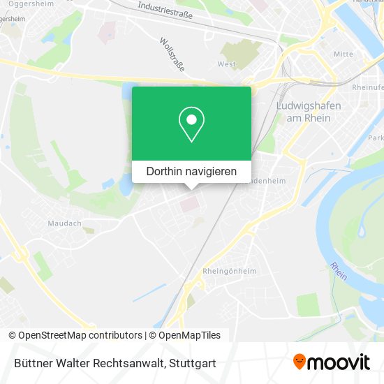 Büttner Walter Rechtsanwalt Karte