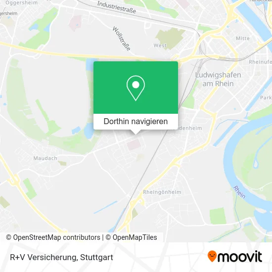 R+V Versicherung Karte