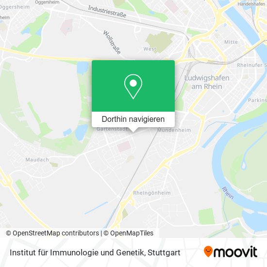 Institut für Immunologie und Genetik Karte