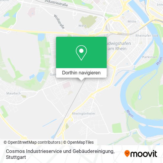 Cosmos Industrieservice und Gebäudereinigung Karte