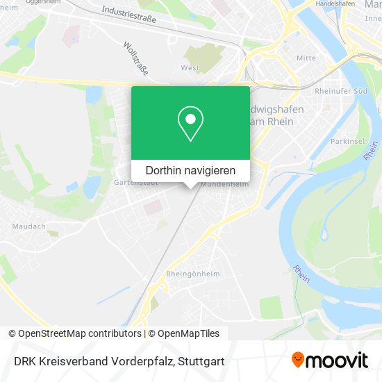 DRK Kreisverband Vorderpfalz Karte