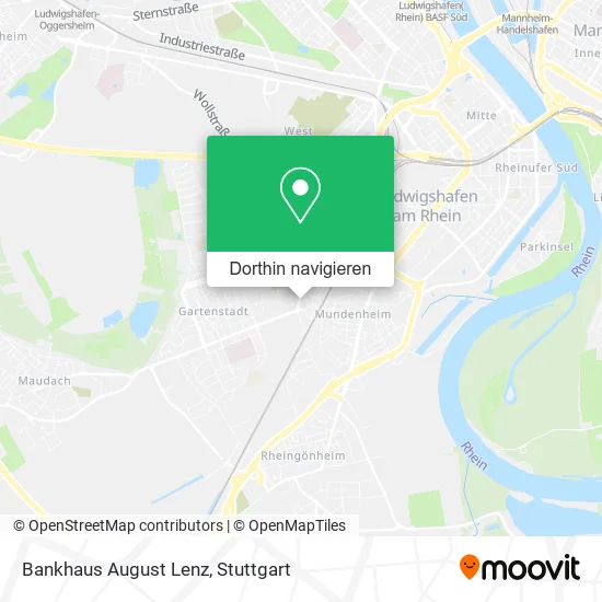 Bankhaus August Lenz Karte